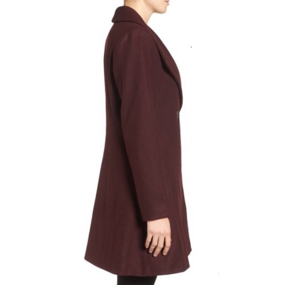 Michael Kors Double Breasted Wool Blend Swing Coat - Picture 4 of 10